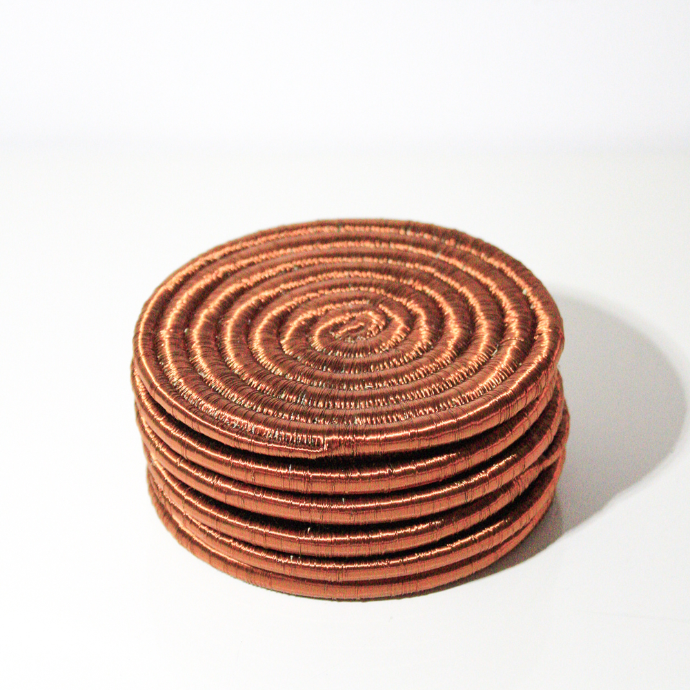 Copper coasters image 1