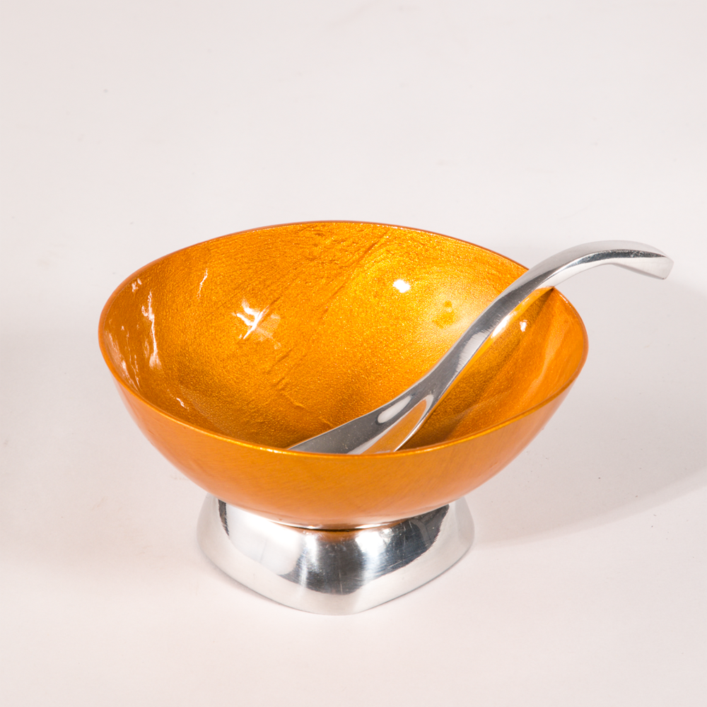 Totumo sauce bowl with spoon image 1