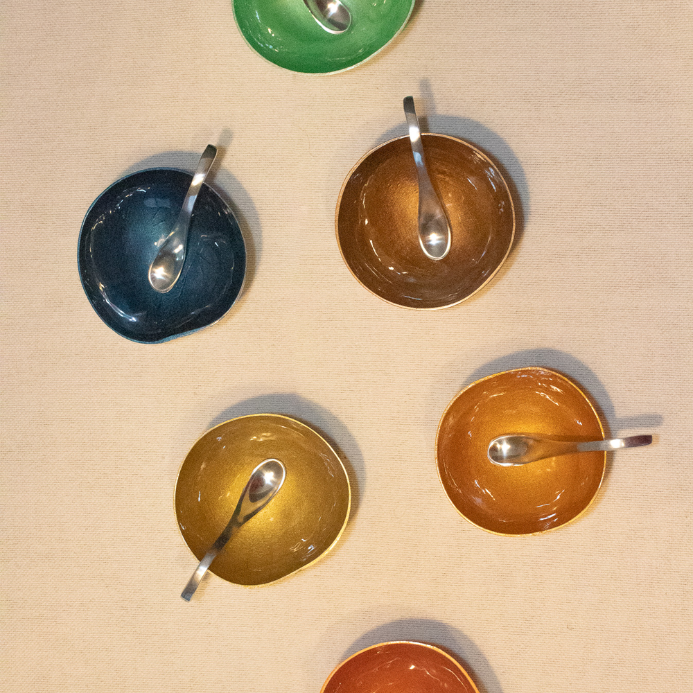 Totumo sauce bowl with spoon image 0