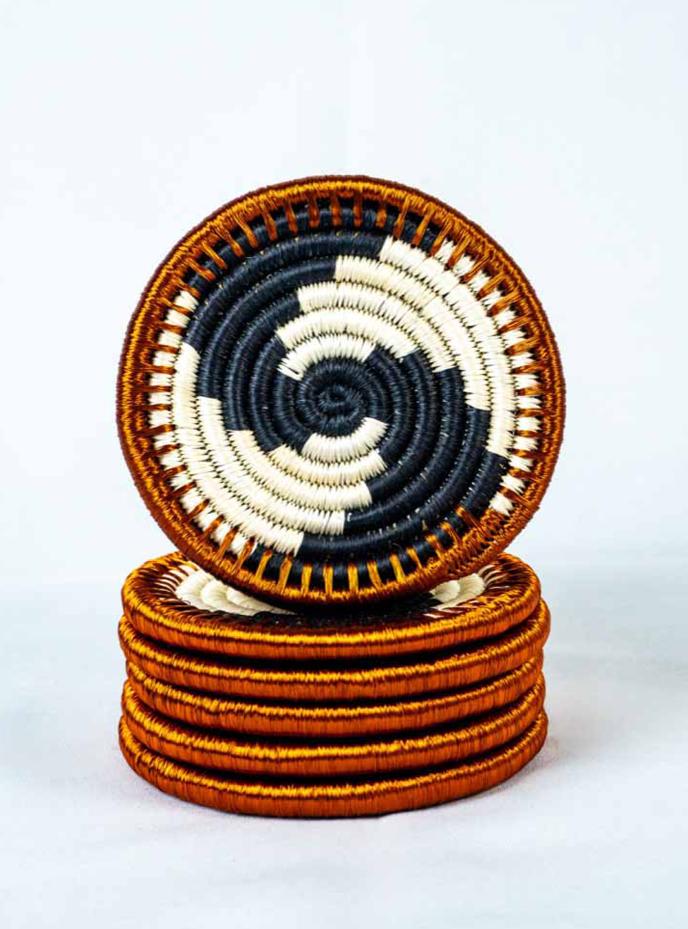Fique and copper coasters image 0