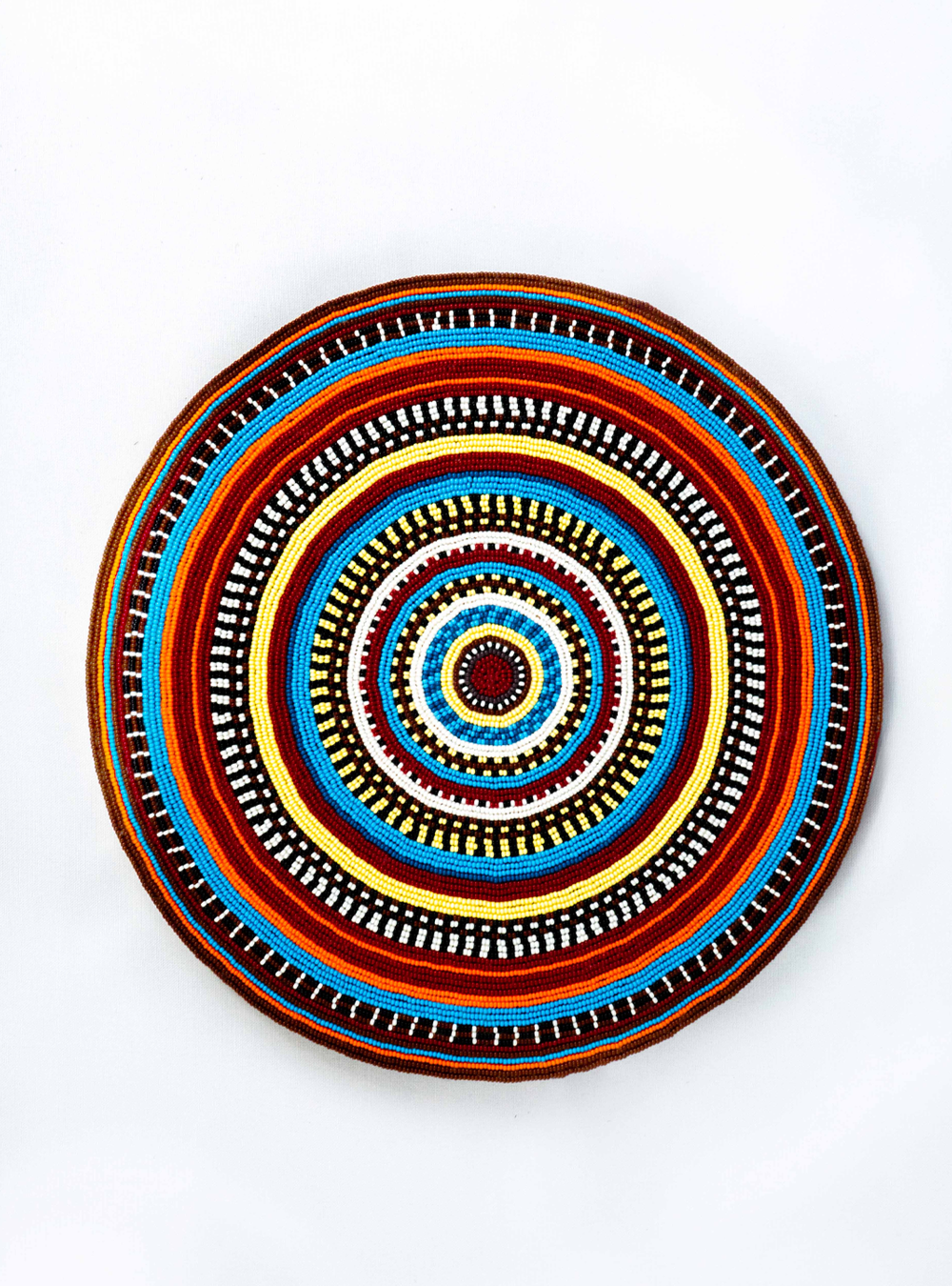 Beaded rainbow placemat image 0